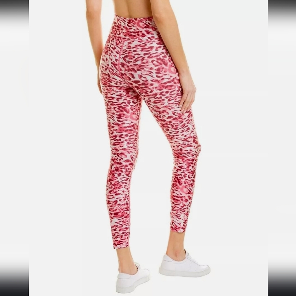 New Good American Core Power‎ 7/ 8 Leggings in Quartz Leopard Print Size 2 - Picture 9 of 9